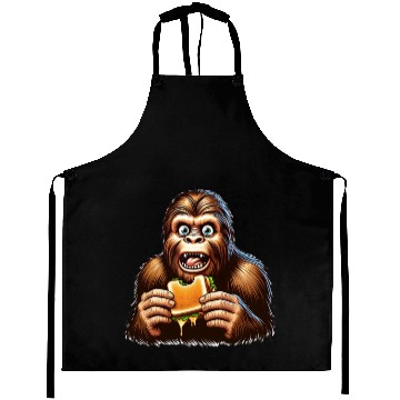 Discover Bigfoot Discovers Grilled Cheese Sandwich Aprons