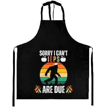 Discover Humorous Sasquatch Graduation Design Aprons