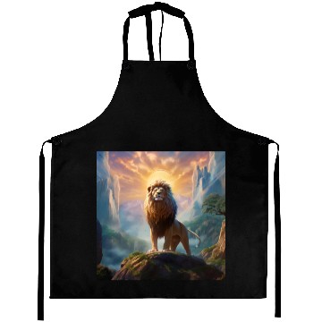 Discover Celestial Lion King Art Print 144 Starseed Aprons