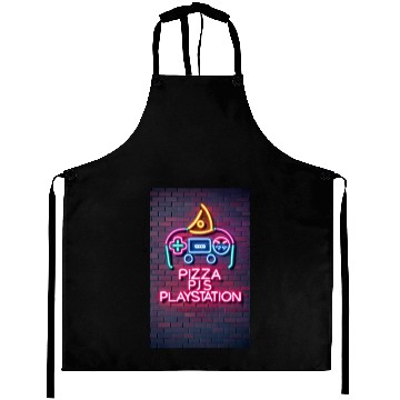 Discover Pizza PJs PlayStation Aprons