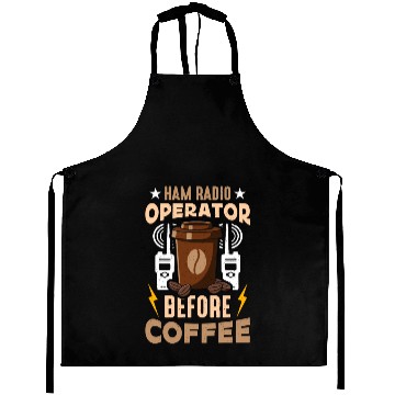 Discover Ham Radio Operator Before Ham Radio Coffee Lover Aprons