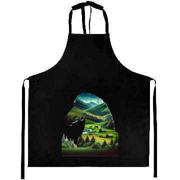 Discover Nature in Horse Pattern Aprons