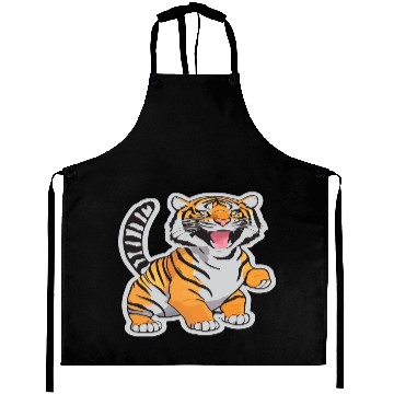 Discover tiger design 1 Aprons