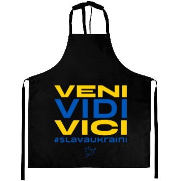 Discover Veni Vidi Vici Slava Ukraini Aprons