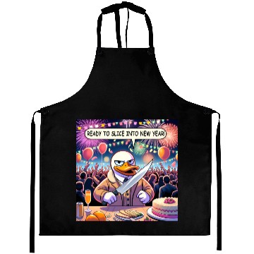 Discover Duck Slice Meme Aprons