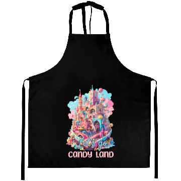 Discover Let's Go Candy Land Graphic Aprons