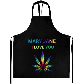 Discover MARY JANE, Marijuana lover, Cannabis Aprons