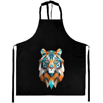 Discover Painting Pixels: Animal lion Tales Aprons