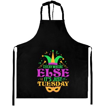 Discover Everywhere Else It's Just Tuesday Mardi Gras Carni Aprons