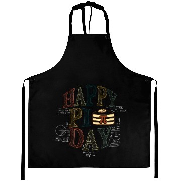 Discover Pi Symbol Math Equations Happy Pi Day Vintage Aprons