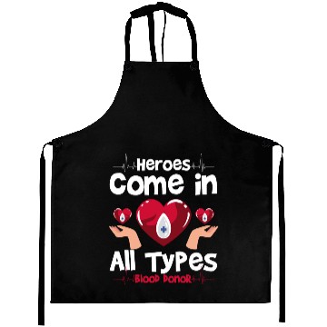 Discover Blood Donation Helping Hero Aprons