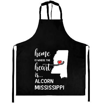Discover Alcorn County Mississipi Is Where My Heart Is Gift Aprons