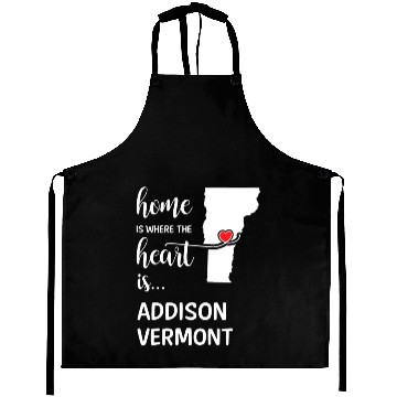 Discover Addison County Vermont Is Where My Heart Is Gift Aprons