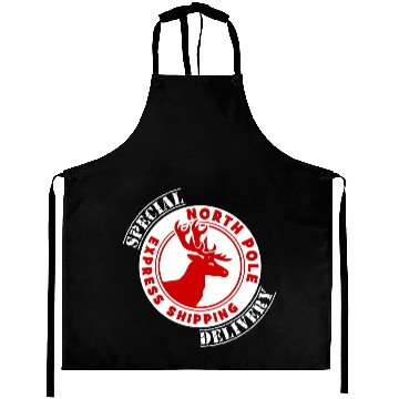 Discover NORTH POLE SPECIAL DELIVERY Aprons
