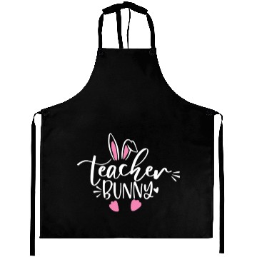 Discover Teacher bunny easter Aprons