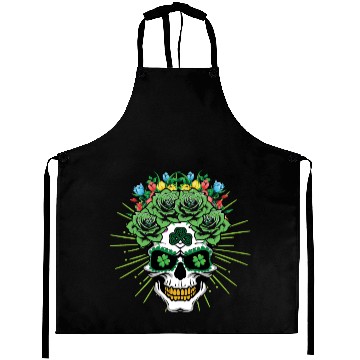 Discover Muertos Shamrock Saint Patrick's Day Aprons