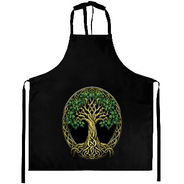 Discover St Patricks Day Celtic Knot Tree Irish Gaelic Aprons