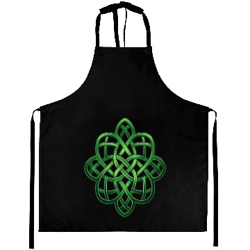 Discover St Patricks Day Celtic Knot Irish Scottish Symbol Aprons