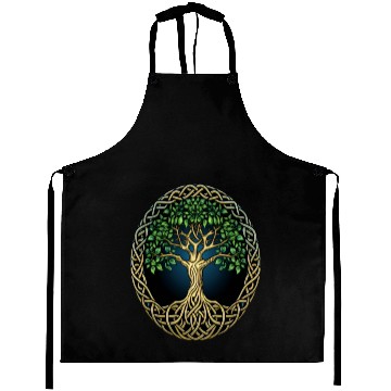 Discover St Patricks Day Celtic Knot Tree Irish Gaelic Aprons