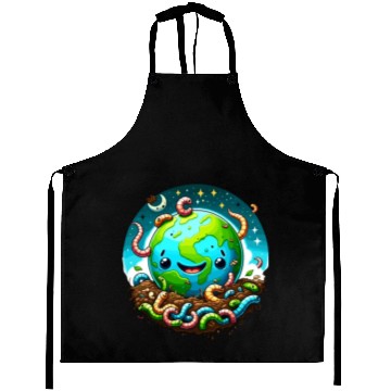 Discover Worm Farming Earthworm Gardener Vermiculture Aprons