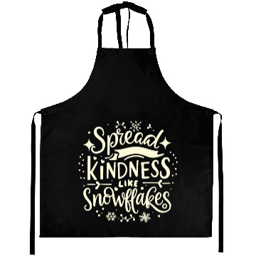 Discover Christmas Themed Spread Kindness Like Snowflakes Aprons