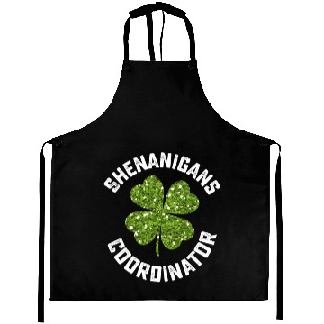 Discover Shenanigans Coordinator Funny St Patrick's Day Aprons