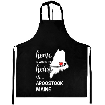 Discover Aroostook County Maine Is Where My Heart Is Gift Aprons