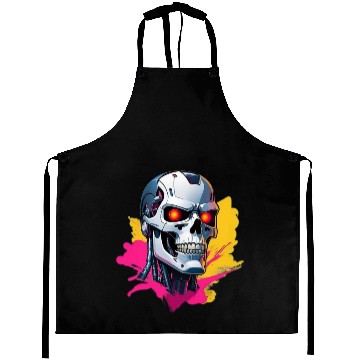Discover Terminator Skull Aprons