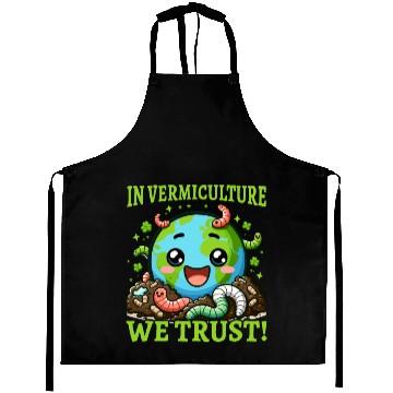 Discover Worm Farming Earthworm Gardener Vermiculture Aprons