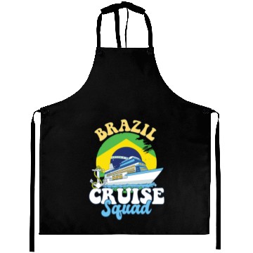 Discover Brazil Cruise Squad Family Vacation Trip Aprons