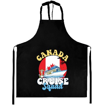 Discover Canada Cruise Squad Family Vacation Trip Aprons