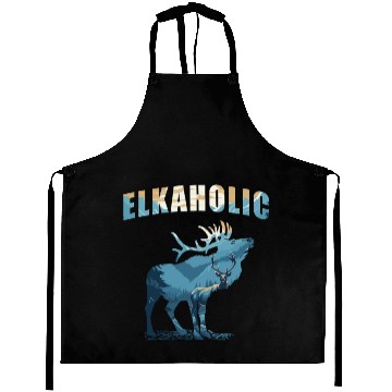 Discover Elk Hunting Elkaholic Hunters Aprons