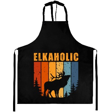 Discover Elk Hunting Elkaholic Hunters Aprons