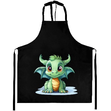 Discover Little Green Dragon Aprons
