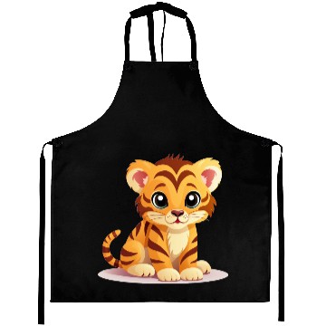 Discover Cute Tiger Cub Aprons
