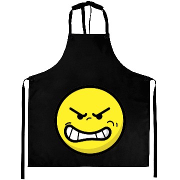 Discover Angry Expression face Aprons