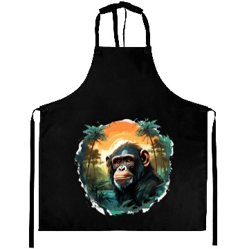 Discover Happy monkey Aprons