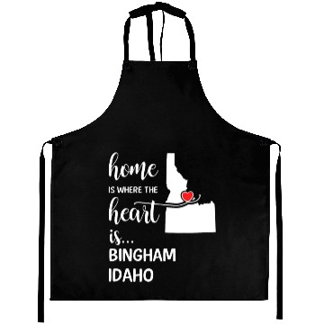 Discover Bingham County Idaho Is Where My Heart Is Cool Aprons
