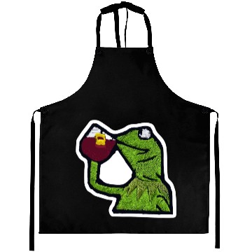 Discover Frog Drink Tea Aprons
