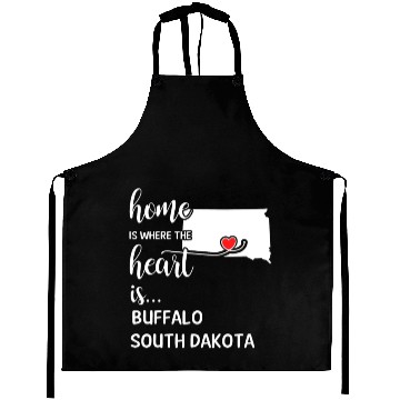Discover Buffalo County South Dakota Is Where My Heart Is Aprons