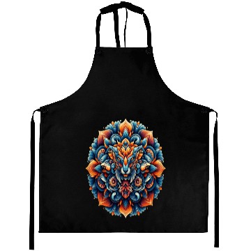 Discover Regal Fox Mandala Aprons