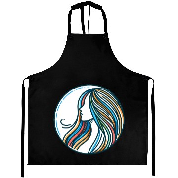 Discover Woman, Spectrum of Serenity Aprons