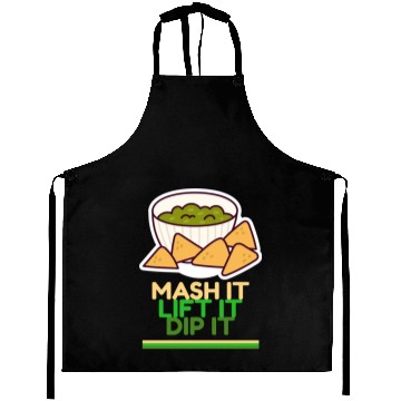 Discover Mash it, Lift it, Dip it Avocado Gym Aprons