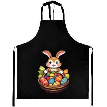 Discover Easter Bunny Rabbit Easter Day Egg Basket Aprons