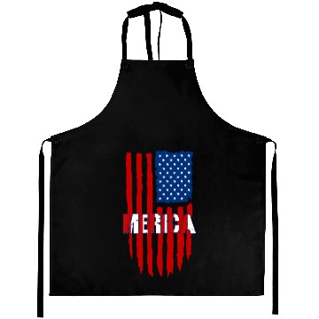 Discover American Flag Merica Aprons
