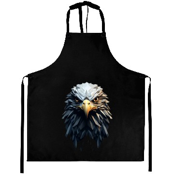 Discover Geometric Eagle Animation Aprons