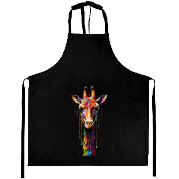 Discover Rainbow Giraffe Aprons