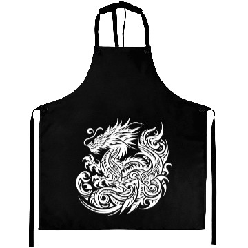 Discover Dragon T Tattoo Artistic Symbol Design Aprons