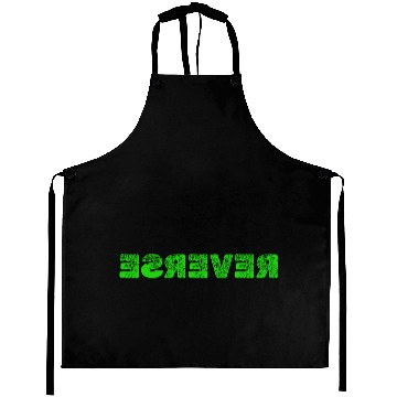 Discover Reverse (green design) Aprons