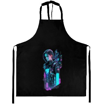 Discover sci fi character v6 Aprons